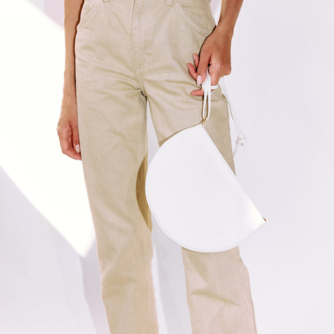 MOON CLUTCH | WHITE