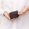 mini pouch, black, eco edition, eco nappa, early