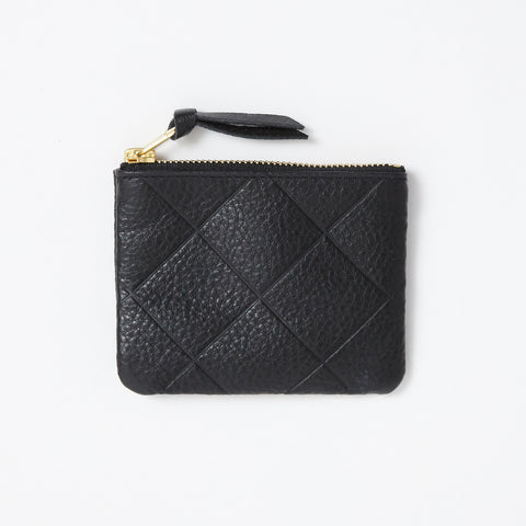 MINI POUCH | BLACK RHOMBOID