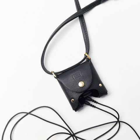 HEALY LANYARD | ECO LEATHER | BLACK
