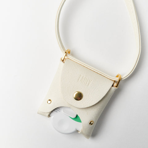 HEALY LANYARD | ECO LEATHER | CREAM WHITE