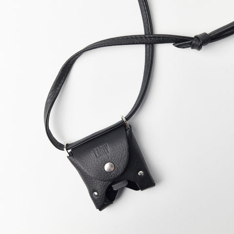 HEALY LANYARD | ECO LEATHER | BLACK