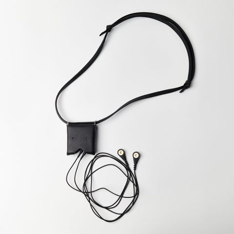 HEALY LANYARD | ECO LEATHER | BLACK