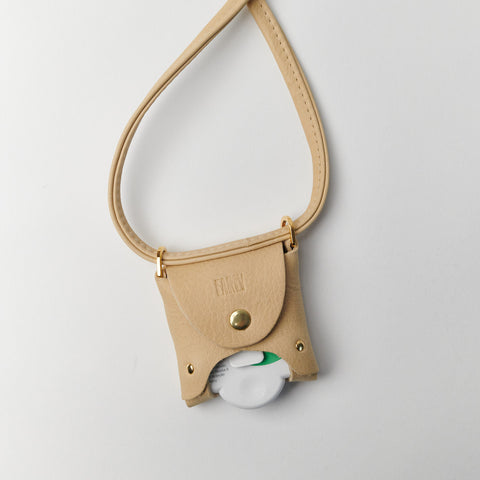 HEALY LANYARD | ECO LEATHER | SAND BEIGE