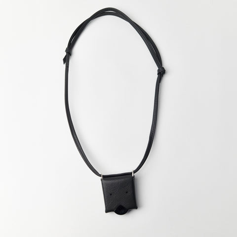 HEALY LANYARD | ECO LEATHER | BLACK