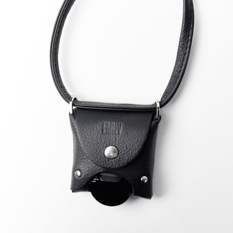 HEALY LANYARD | ECO LEATHER | BLACK