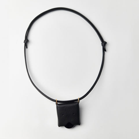 HEALY LANYARD | ECO LEATHER | BLACK