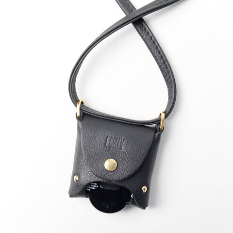 HEALY LANYARD | ECO LEATHER | BLACK