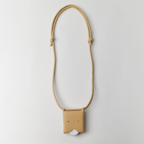 HEALY LANYARD | ECO LEATHER | SAND BEIGE