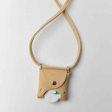 HEALY LANYARD | ECO LEATHER | SAND BEIGE