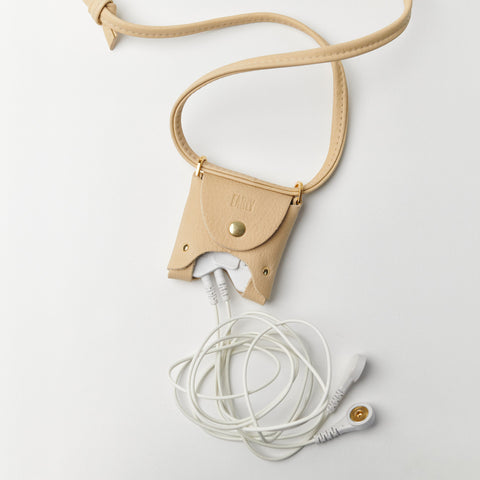 HEALY LANYARD | ECO LEATHER | SAND BEIGE