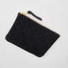 MIDDLE POUCH | BLACK RHOMBOID