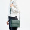 EARLY, TWENTY ONE BAG, DOUGLAS FIR GREEN, ECO LEATHER, MADE IN GERMANY, SUSTAINABLE DESIGN, FAIR FASHION