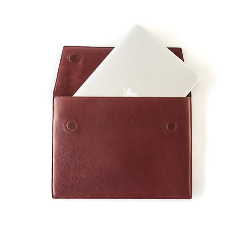 briefcase, envelope, 13" laptop, bag, this is early, early, made in germany, eco olive leather, sustainable design