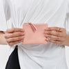 MINI POUCH, ECO OLIVE LEATHER , ROSA, MADE IN GERMANY, LOCAL PRODUCTION, ECO FASHION