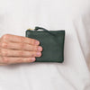 mini pouch, douglas fir green, eco edition, eco nappa, early