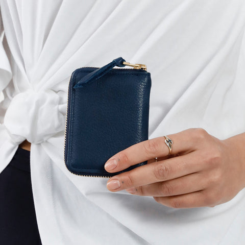 PETIT WALLET, EARLY, MADE IN GERMANY, LEATHERGOODS, SUSTAINABLE DESIGN, OCEAN, ZIPPER WALLET